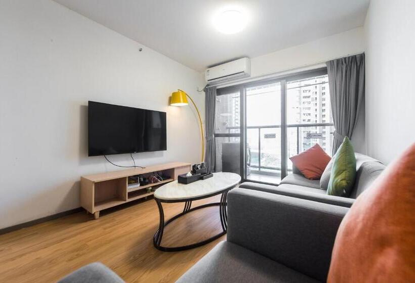 带3个卧室的公寓, Wesu Weisu Service Apartment   Shenzhen University Nanshan Science And Technolog Park