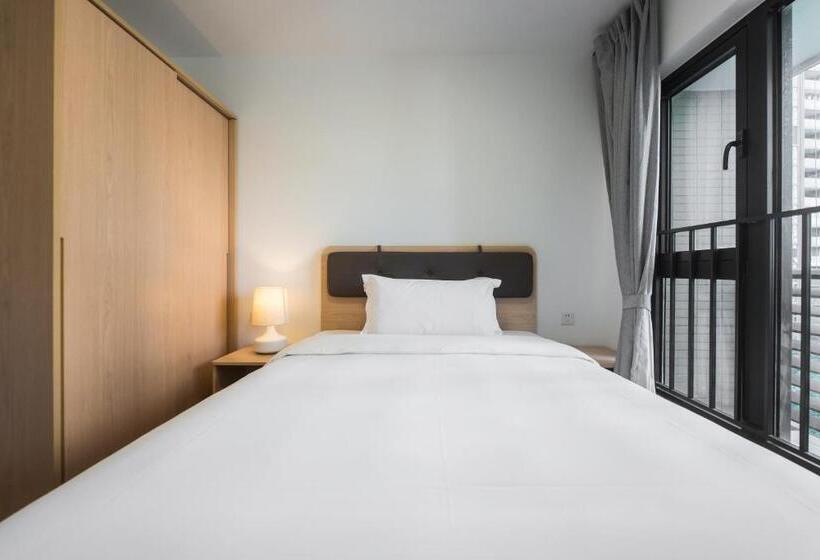 带3个卧室的公寓, Wesu Weisu Service Apartment   Shenzhen University Nanshan Science And Technolog Park