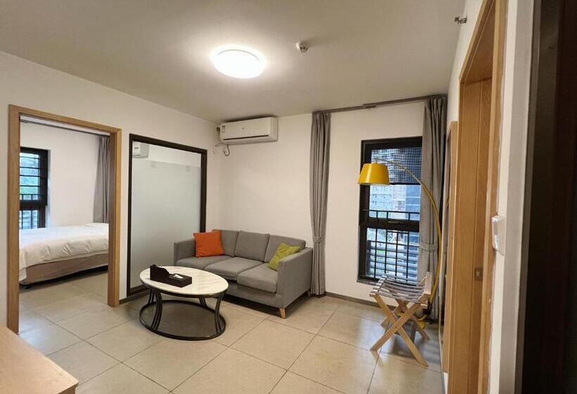 ２ベッドルームアパートメント, Wesu Weisu Service Apartment   Shenzhen University Nanshan Science And Technolog Park