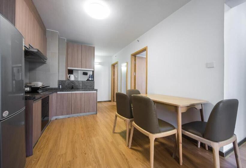 带3个卧室的公寓, Wesu Weisu Service Apartment   Shenzhen University Nanshan Science And Technolog Park