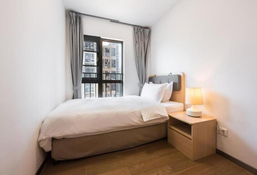 带3个卧室的公寓, Wesu Weisu Service Apartment   Shenzhen University Nanshan Science And Technolog Park