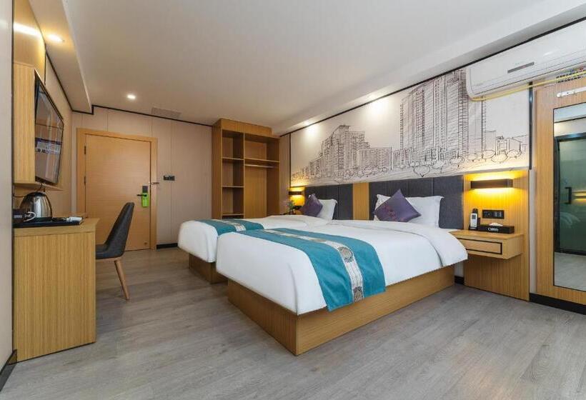 Quarto Deluxe, Amemouillage Inn   Guangzhou Railway Station Xicun Metro Station