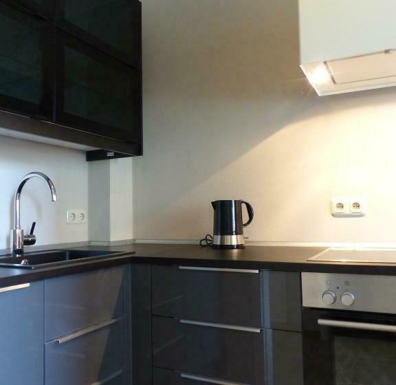 带1个卧室的带阳台的公寓, Parkhotel Heidehof Apartements