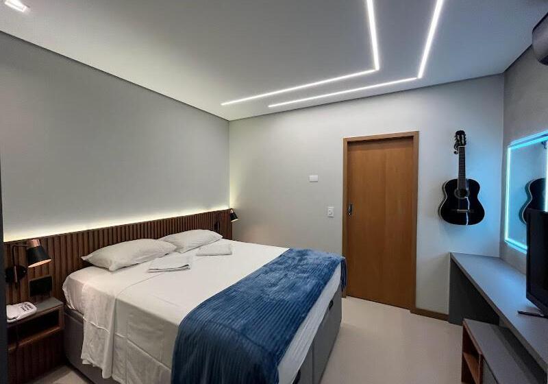Апартаменты Deluxe 1 Спальня, Flat Luxo Premium   Londrina Flat Hotel   43m² #garagemgrátis