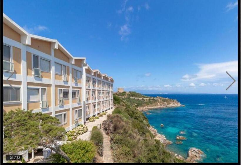 آپارتمان 1 خوابه با چشم‌انداز استخر, Casa Azzurra Residence Gallo Dì Gallura