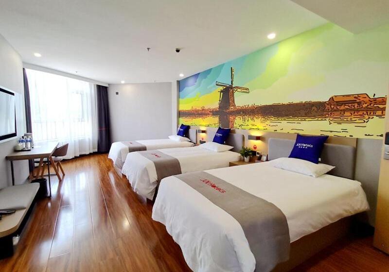 스탠다드 트리플 룸, Junyi Hotel Linyi Yinan Zhisheng Hot Spring