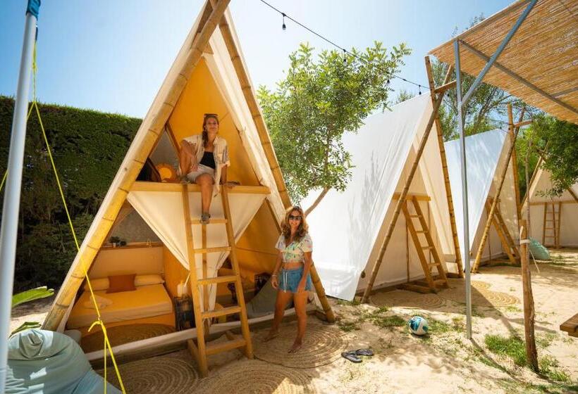 Кровать в Общей Комнате, Kampaoh Hostel El Palmar