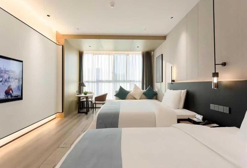 اتاق استاندارد با 2 تخت دوبل, Yunmu Hotel Luzhou