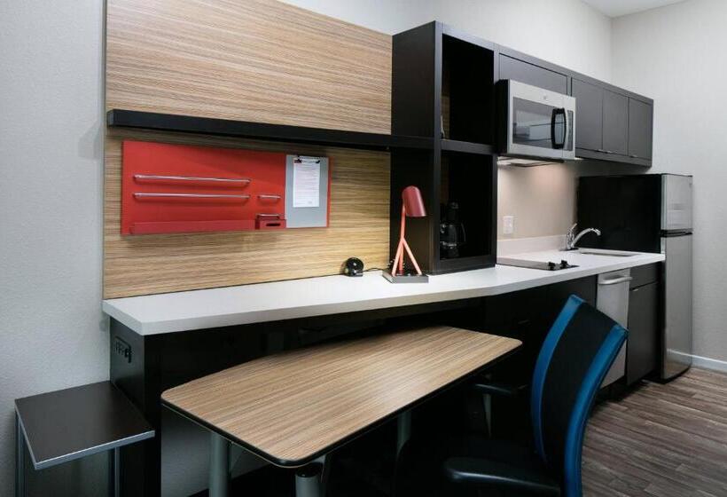 스탠다드 스튜디오 킹침대, Towneplace Suites By Marriott Kansas City Airport