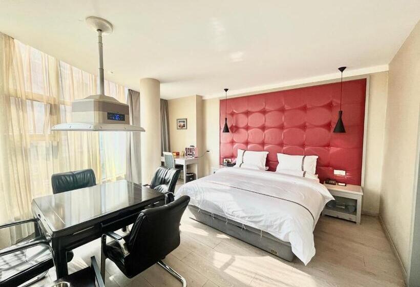带城市景观的标准间, Tianshui Times Hotel Zhangjiagang