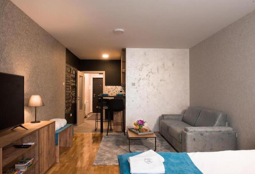 استودیو استاندارد با تخت کینگ, Magellan Family Lux Apartments Novi Sad