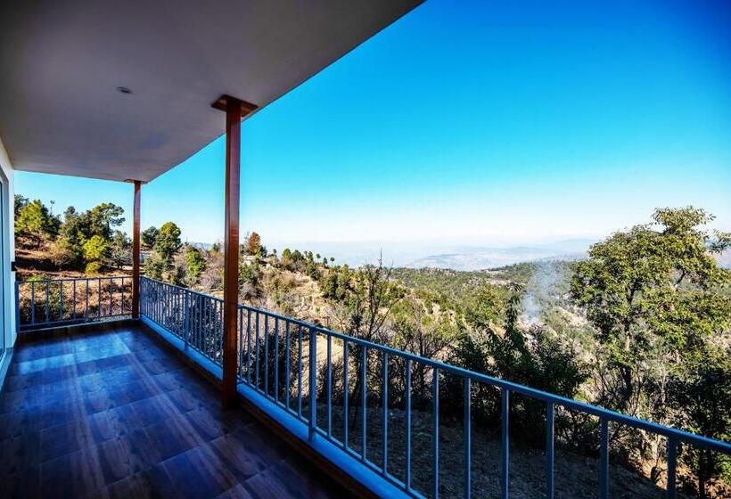 스탠다드 룸 산 전망, Shree Parijat Resort At Mukteshwar Hill Station With Himalayan View