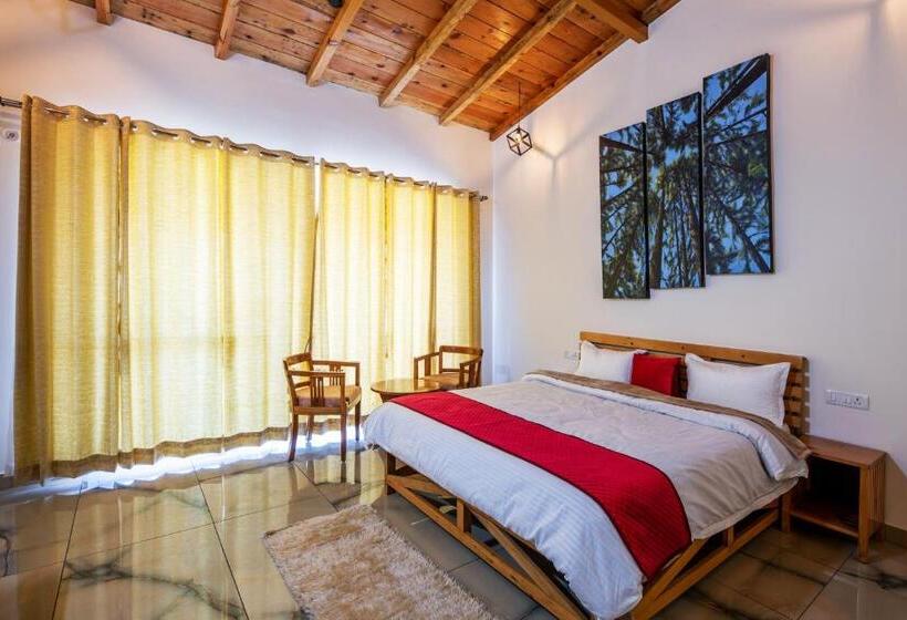 프레지덴셜 스위트, Shree Parijat Resort At Mukteshwar Hill Station With Himalayan View