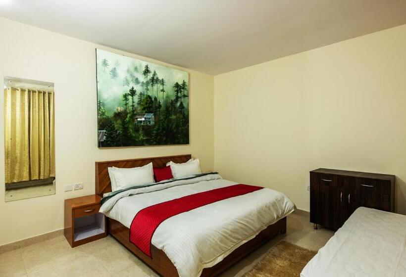 산 전망 스위트, Shree Parijat Resort At Mukteshwar Hill Station With Himalayan View