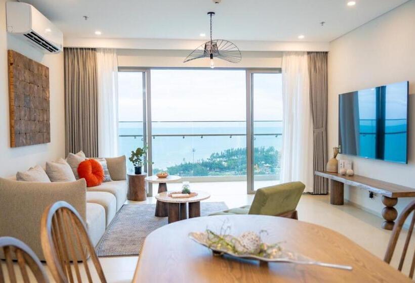 آپارتمان 1 خوابه با چشم‌انداز دریا, The Song Luxury Apartment By Lisa House