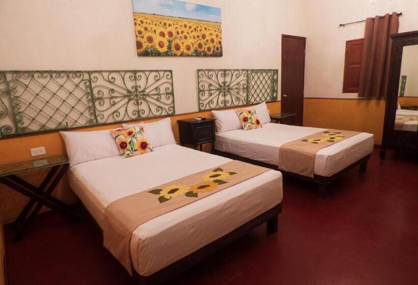 اتاق استاندارد با 2 تخت دوبل, Casa Flores Y Gemas