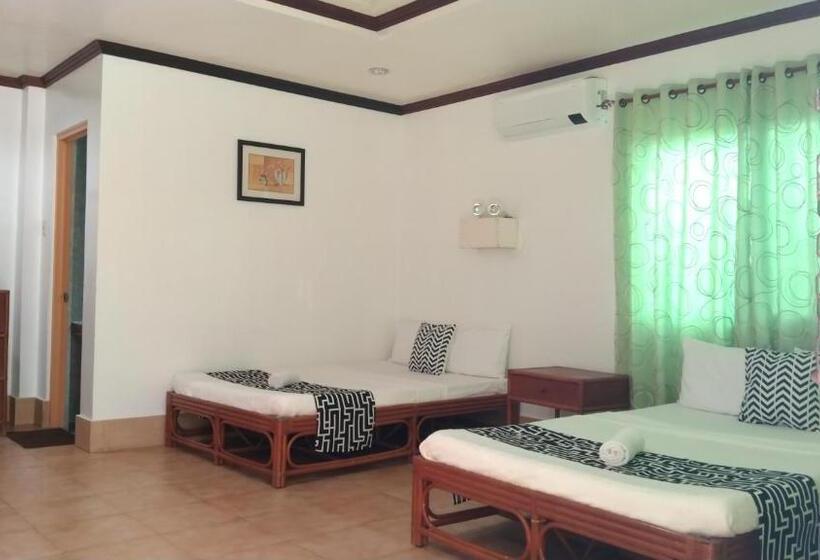 اتاق استاندارد با بالکن, Hmc Guesthouse  Malapascua Island Air Conditioned Room #1