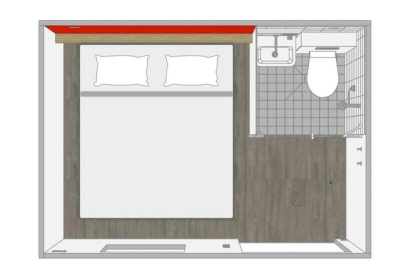 Quarto standard, Eklo Hotels Le Mans