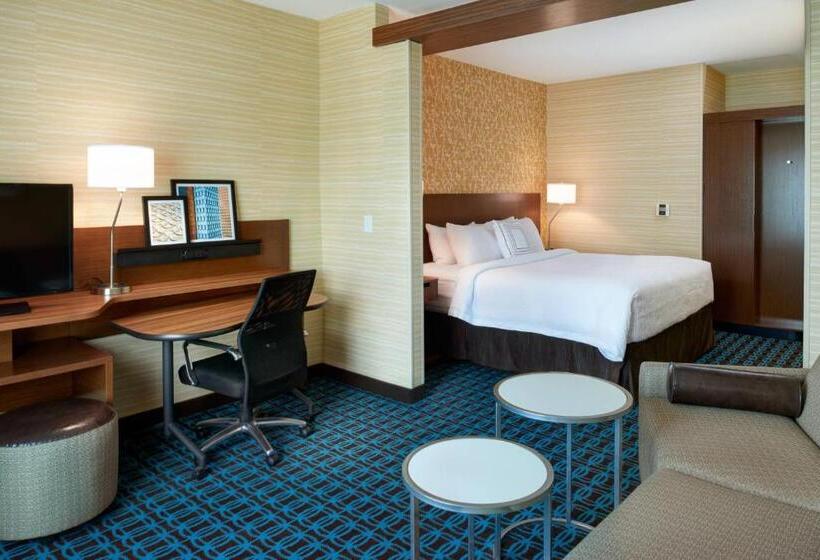 Люкс Кровать Кинг, Fairfield Inn & Suites By Marriott Detroit Troy