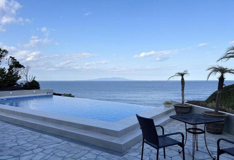 带海景标准四人间, Gardenvilla Shirahama
