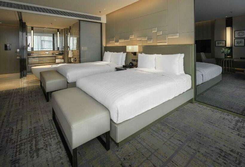 キングサイズベッドのスーペリアルーム, Chengdu Marriott Hotel Financial Centre