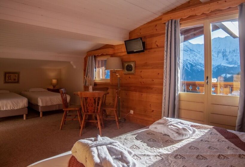 اتاق استاندارد چهار تخته, Hôtel Arbois Bettex