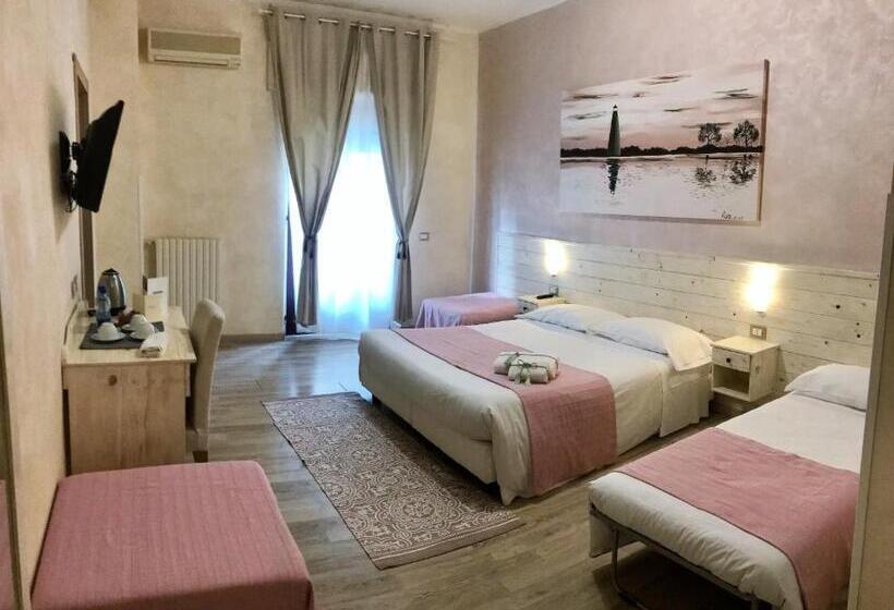 スタンダード４人部屋, Fiumicino Airport B&b Deluxe