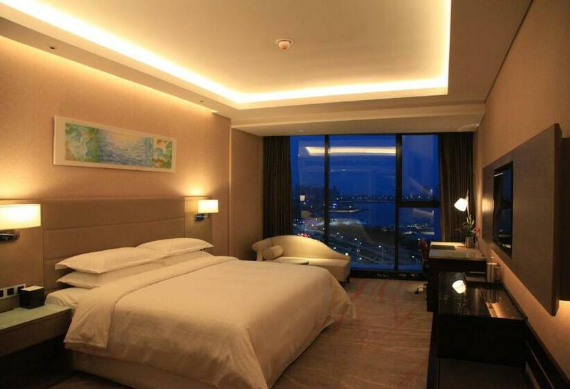 اتاق دلوکس با تخت کینگ و چشم‌انداز, Sheraton Qingdao West Coast