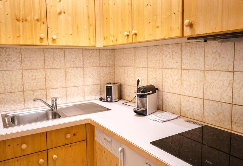 발코니가 있는 2 베드룸 아파트, Gasthof Appartements Sportalm