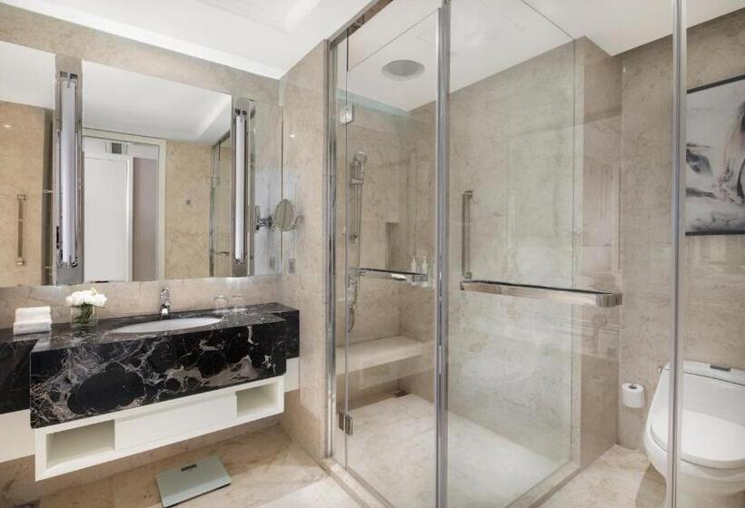 Quarto Deluxe Cama King, Zhejiang Taizhou Marriott