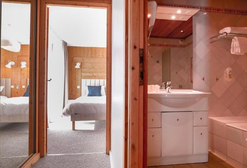 اتاق استاندارد سه نفره, Chalet Hôtel Des 2 Gares