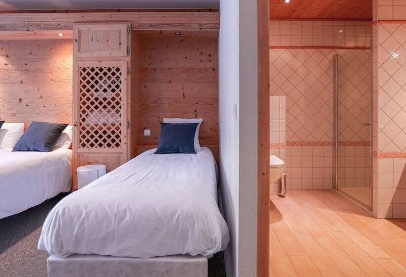 اتاق استاندارد سه نفره, Chalet Hôtel Des 2 Gares
