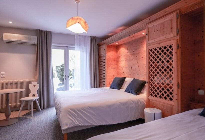 اتاق استاندارد سه نفره, Chalet Hôtel Des 2 Gares