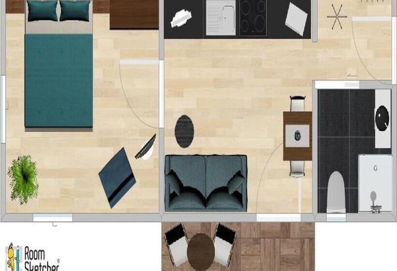 Appartement met 1 Slaapkamer en Balkon, Gästehaus Seeklause