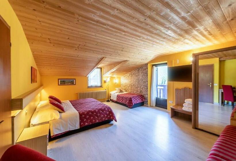 غرفة عائلية, Alpino Wellness & Spa