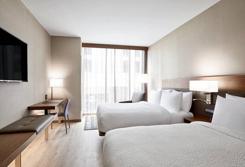 اتاق استاندارد با 2 تخت دوبل, Ac Hotel By Marriott Raleigh North Hills