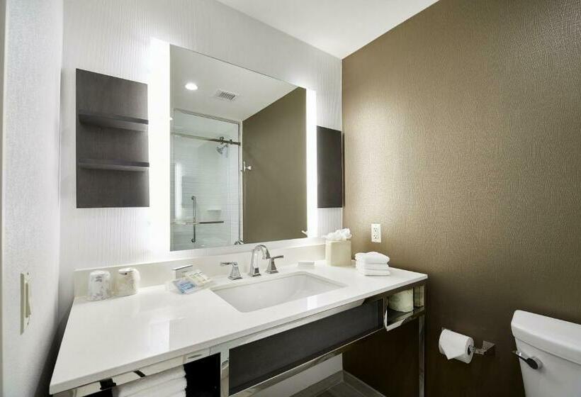 带大床的标准间, Hilton Garden Inn Roslyn