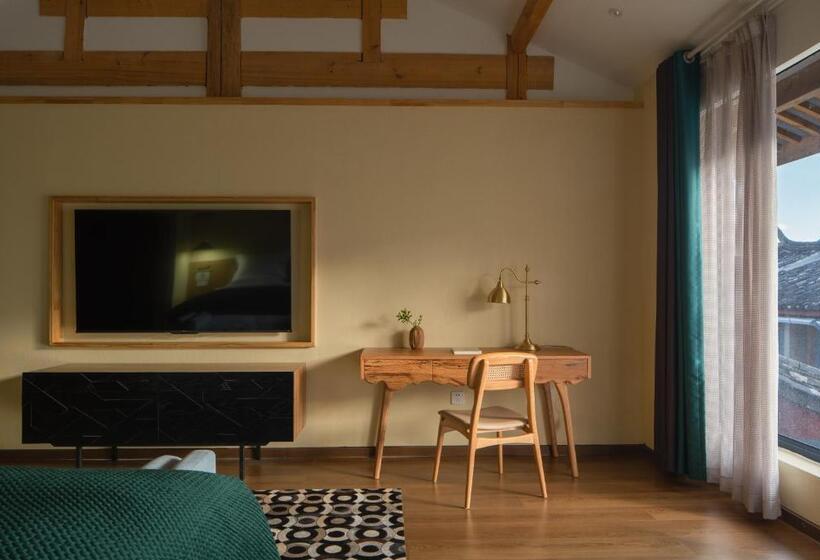 Стандартный Номер Кровать Кинг, Lijiang Man She   Snow Mountain View Designer B&b
