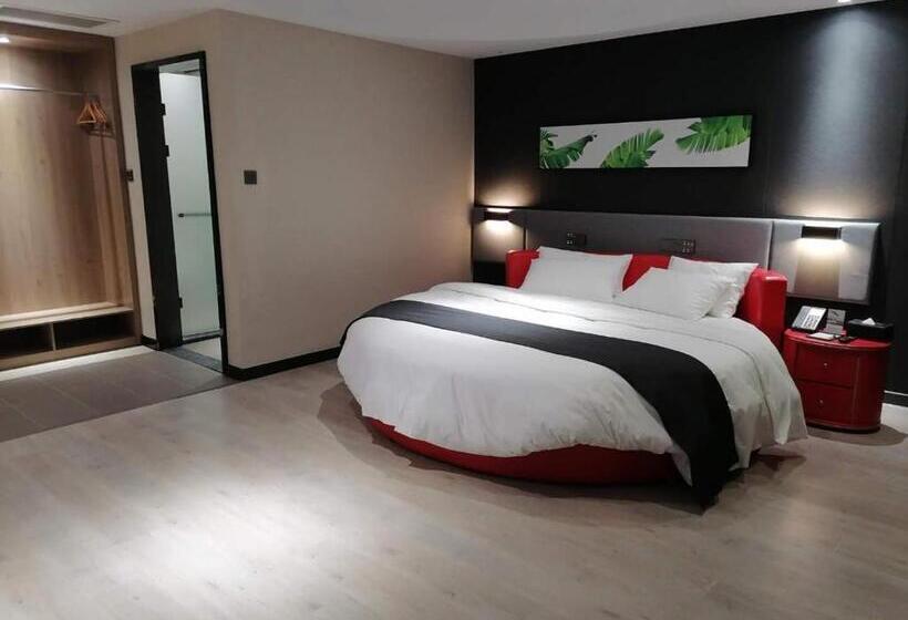Romantic Room, Thank Inn Chain Hotel Shangqiu Yongcheng Jinbo Grand Plaza