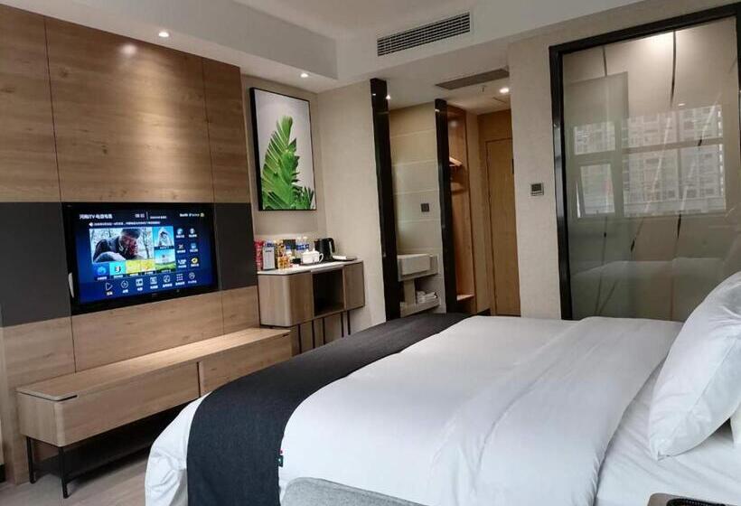 Номер Премиум, Thank Inn Chain Hotel Shangqiu Yongcheng Jinbo Grand Plaza