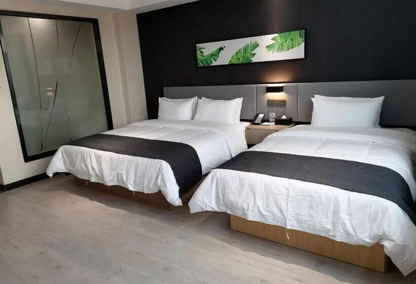 패밀리 룸, Thank Inn Chain Hotel Shangqiu Yongcheng Jinbo Grand Plaza