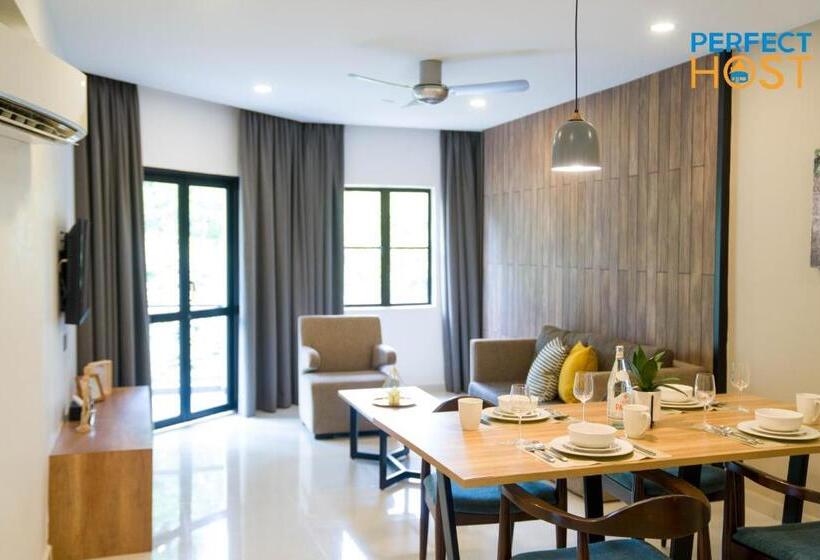 Апартаменты 2 Спальни, Damai Laut Escape By Perfect Host