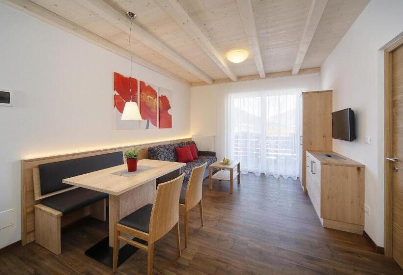 Апартаменты 1 Спальня с Балконом, Residence Apartment Nelkenstein