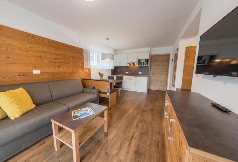 Апартаменты 1 Спальня с Балконом, Residence Apartment Nelkenstein