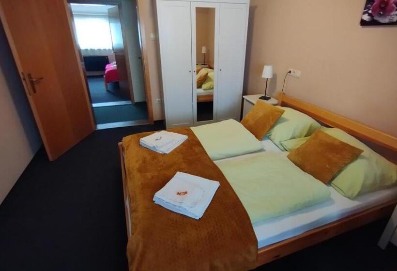 家庭房间共用浴室, Jázmin Panzió Közös Konyhával