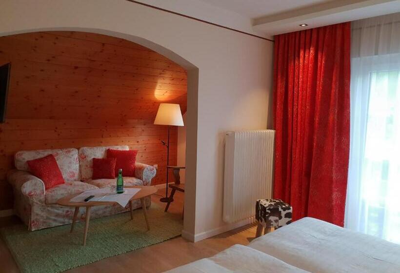 غرفة ديلوكس مزودة بشرفة, Pension Alpenhof