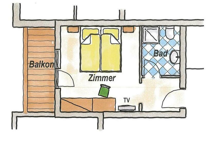 Comfort room with balcony, Alpenhof