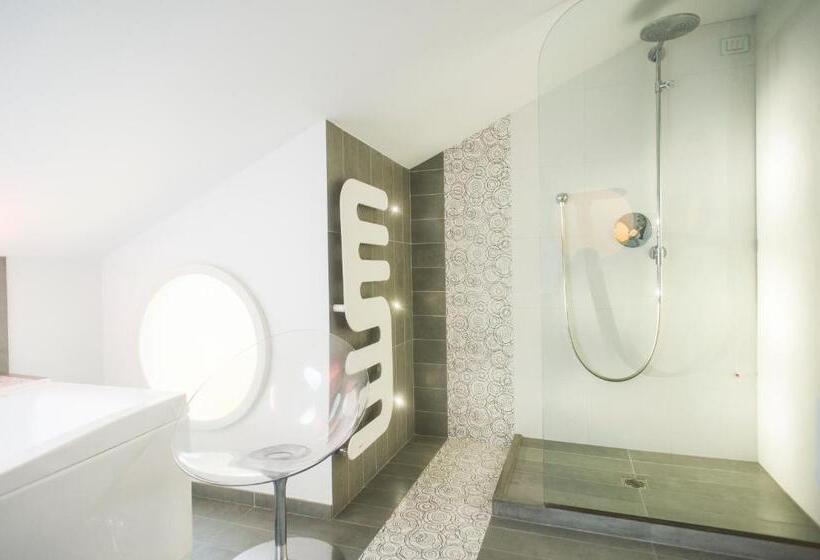 غرفة قياسية مزوَّدة بجاكوزي, B&b Villa Fortezza