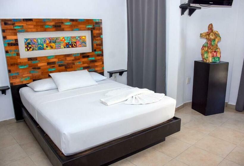 テラス付きスタンダードルーム, El Fuerte Beach Apartments