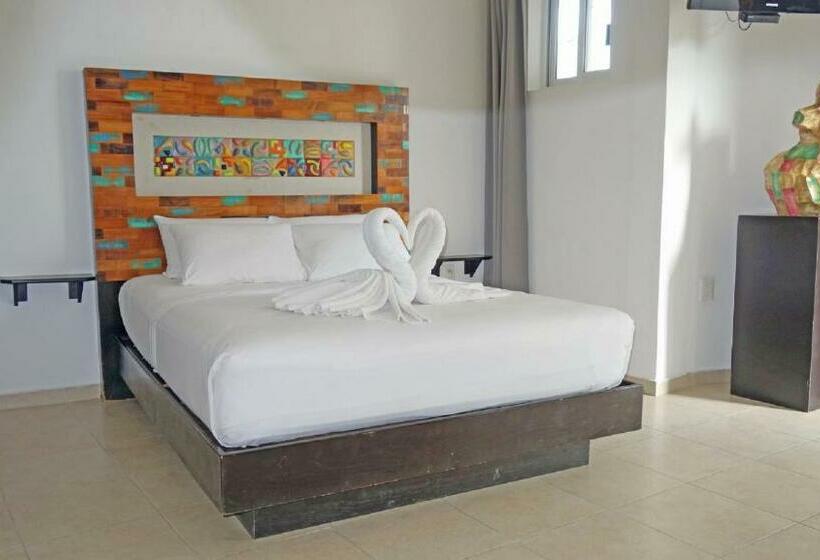 テラス付きスタンダードルーム, El Fuerte Beach Apartments